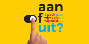 week van de mediawijsheid, wvdm, aan of uit