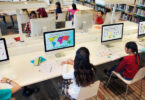 Digitaal leren - kinderen achter computers